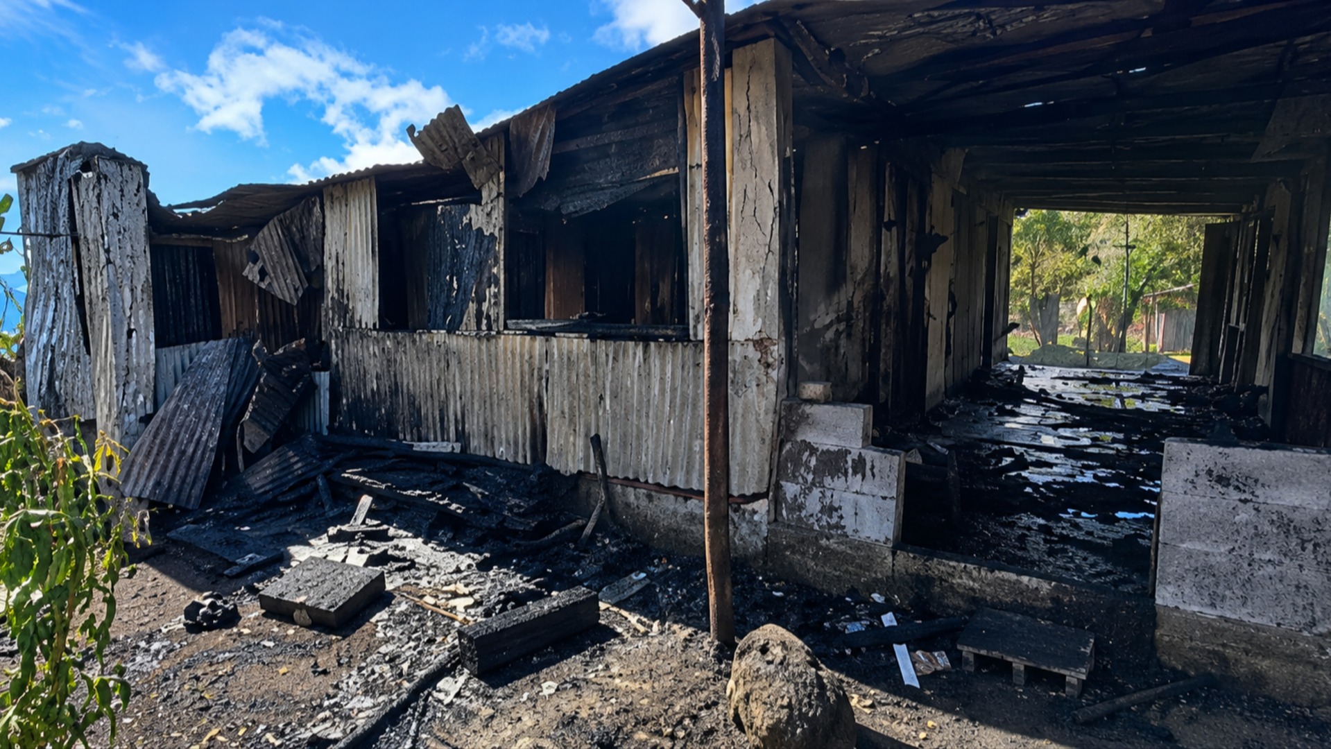 Family of seven left homeless after Rakiraki house fire