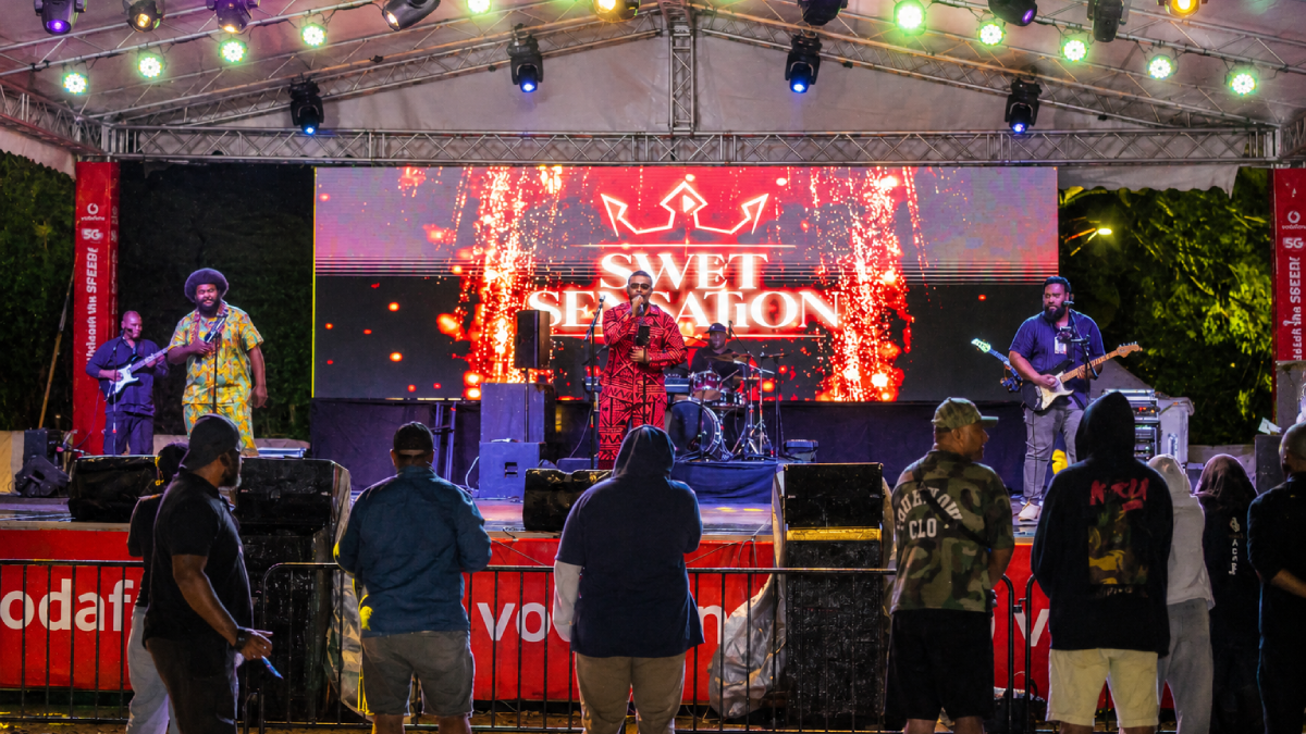Sweet Sensation rocks the stage at Fiji Showcase
