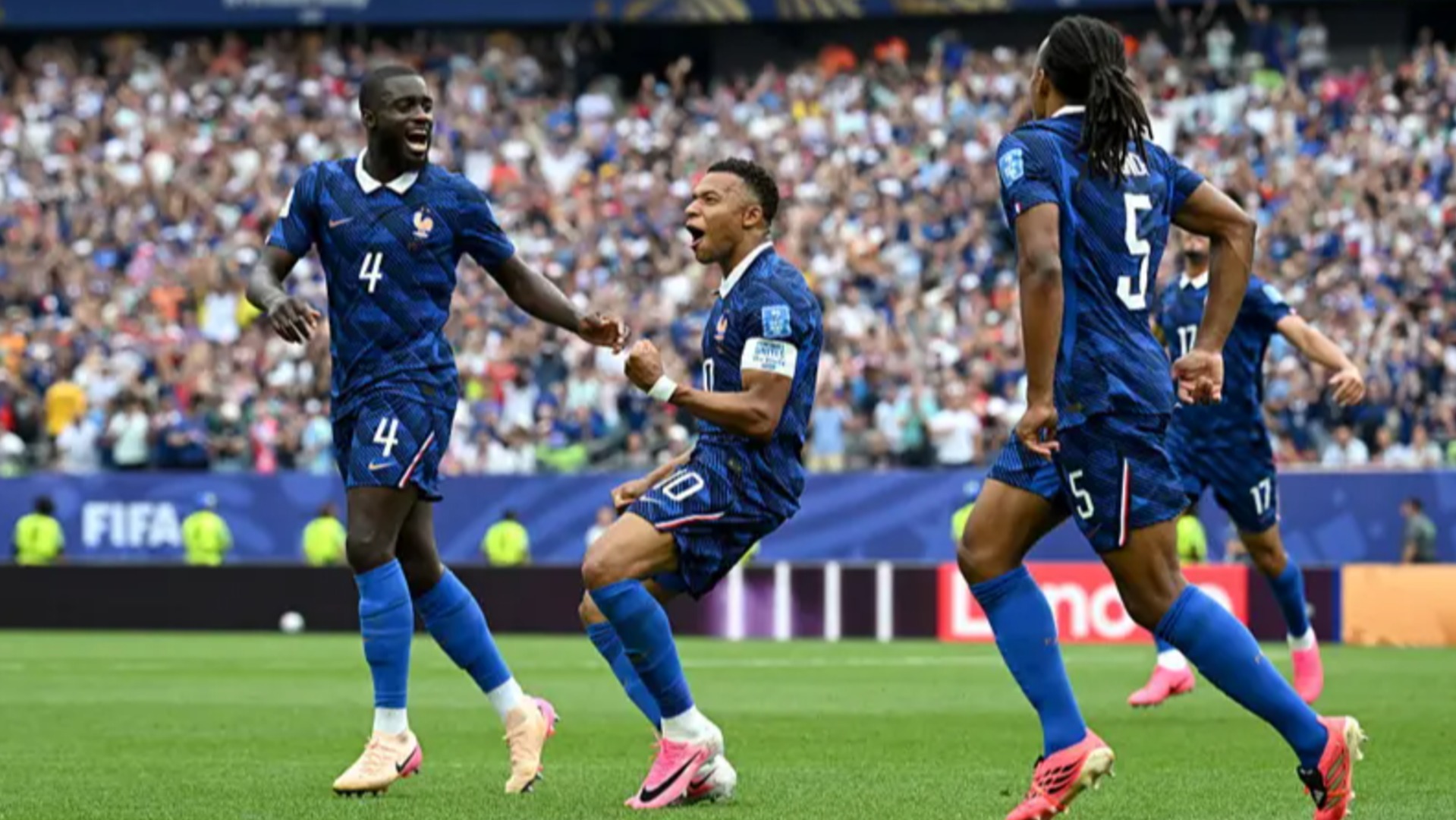 Mbappé gives France 1-nil lead before weather halts Iraq clash