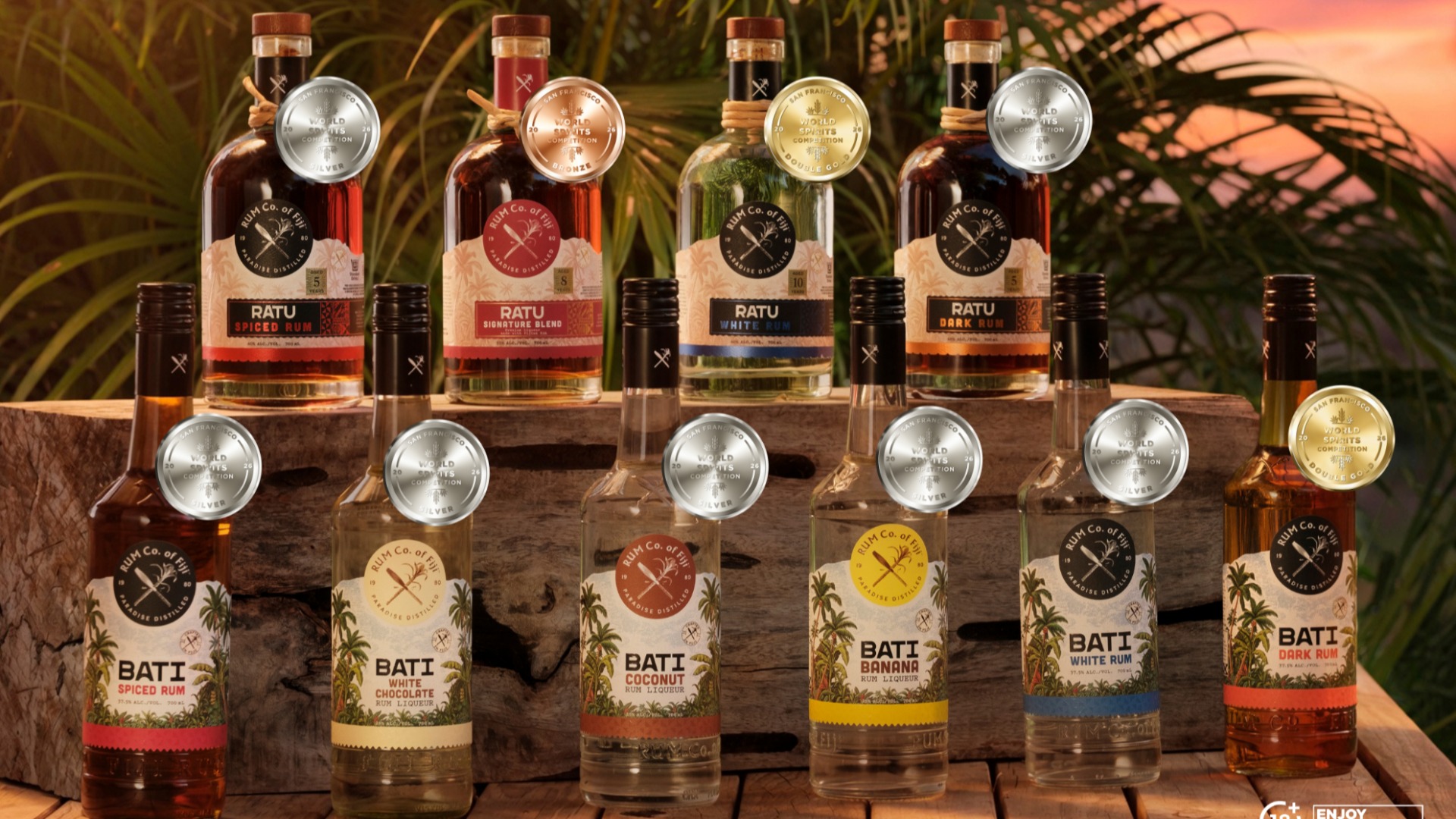 Rum Co. of Fiji earns medals for all 11 products entered at global spirits competition