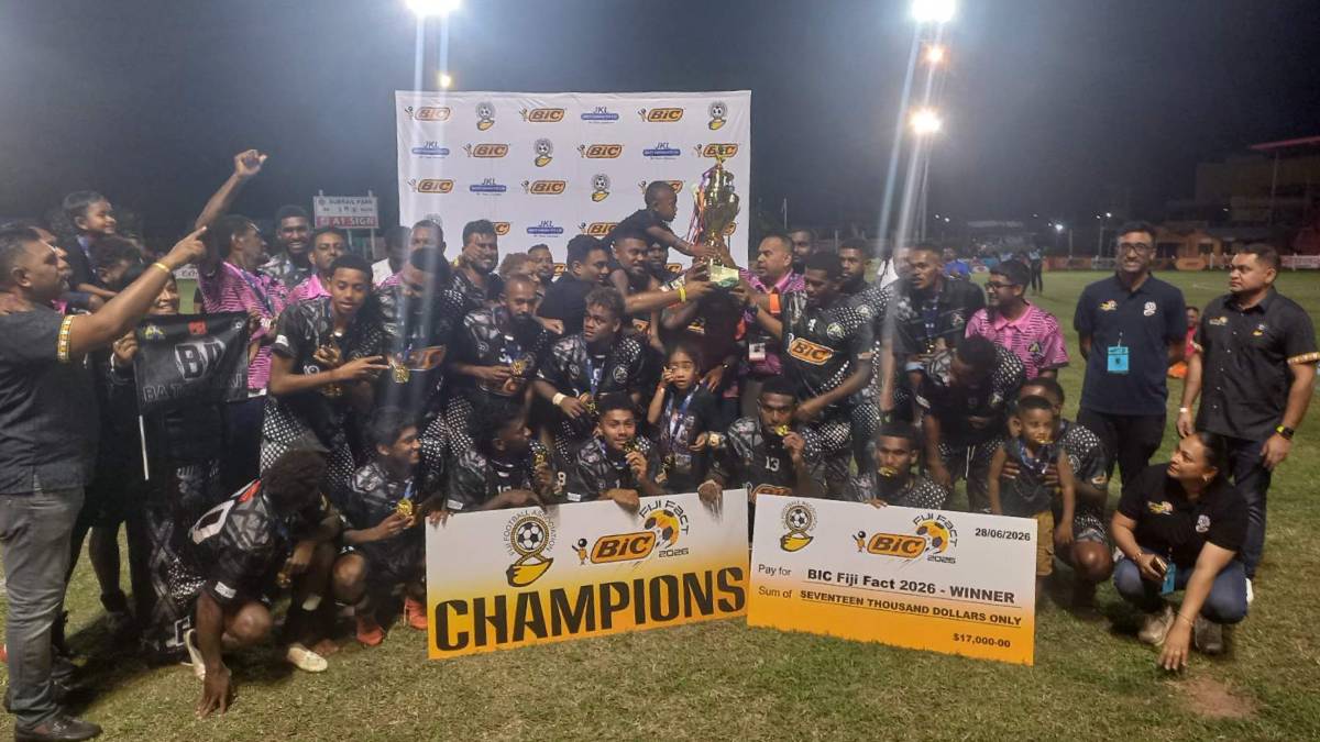 Ba edge Navua 3-1 during penalties to win BiC Fiji FACT after 16-year wait
