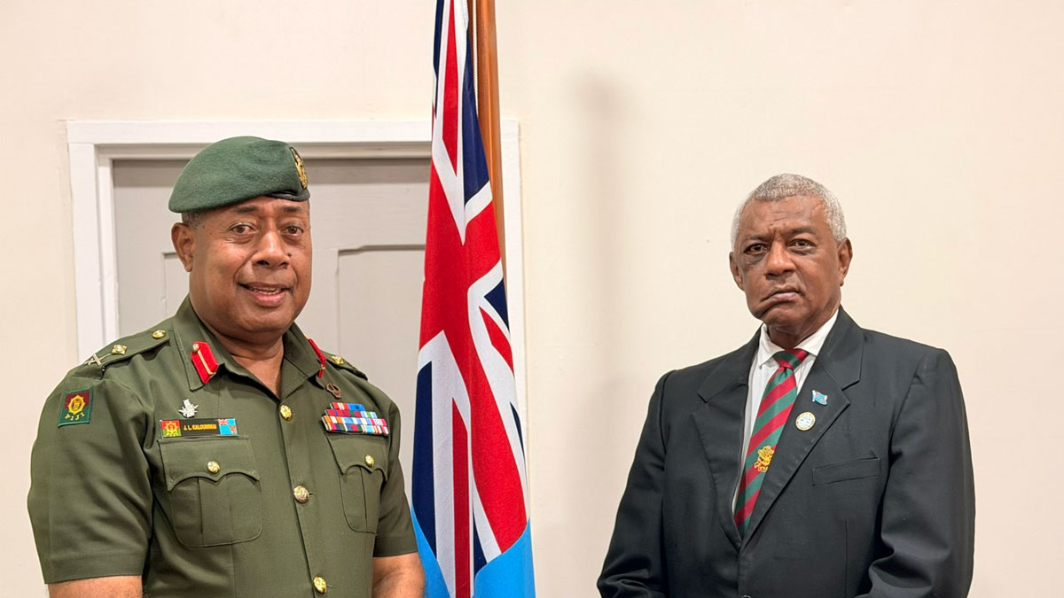 Major General Kalouniwai proud and happy to take up the appointment again, Tikoduadua shows support for reappointment of Army Commander in COC consultation
