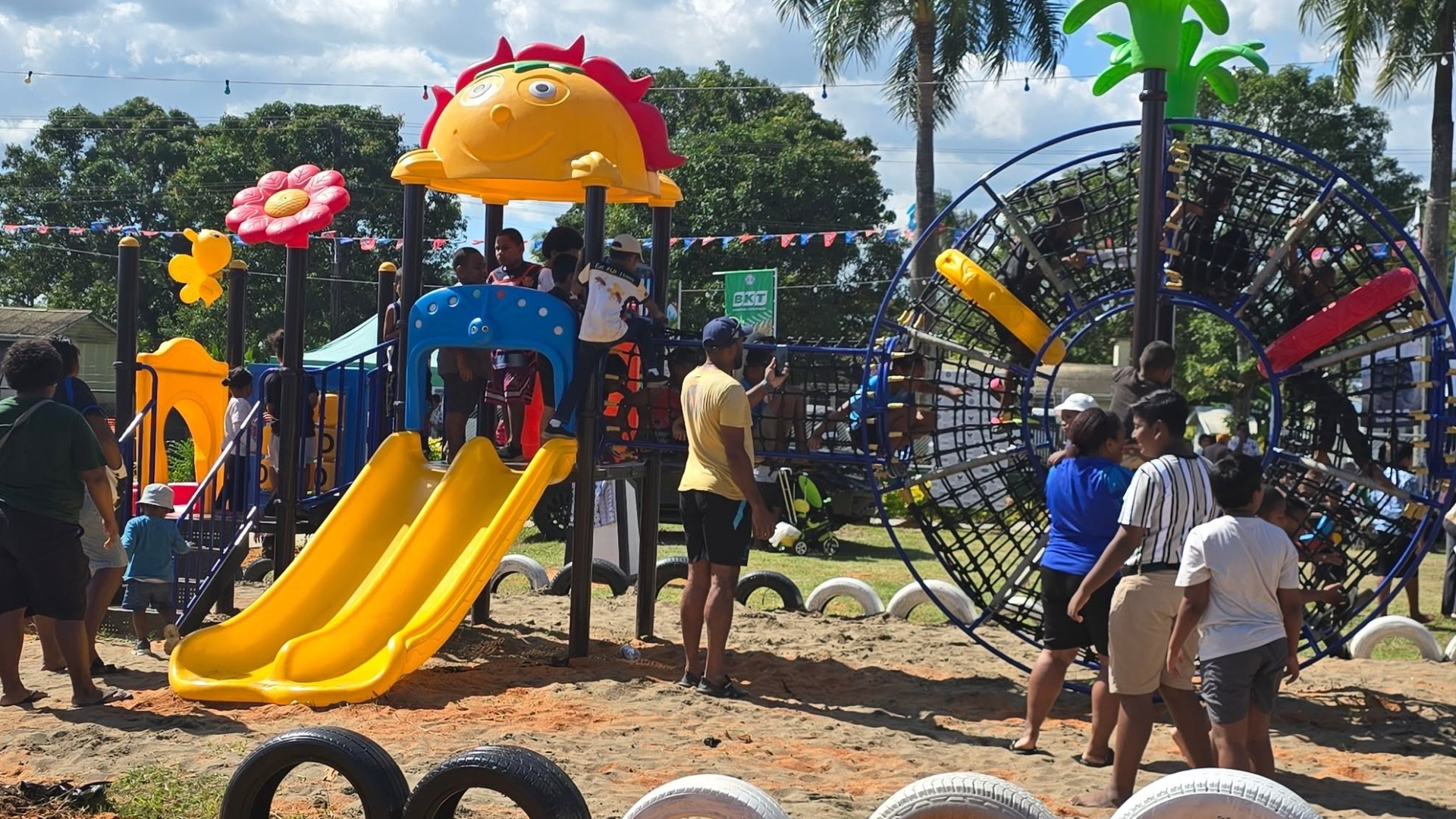 Upgraded park gives Ba children a safer place to play