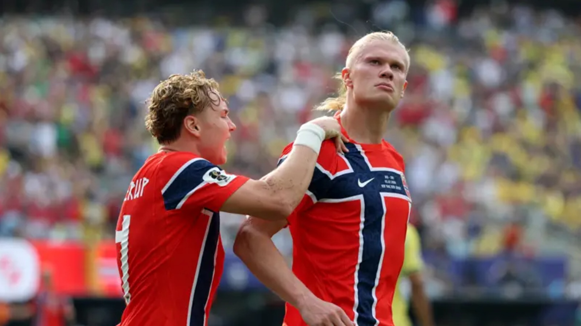 Haaland double fires Norway past Brazil into historic quarter-final