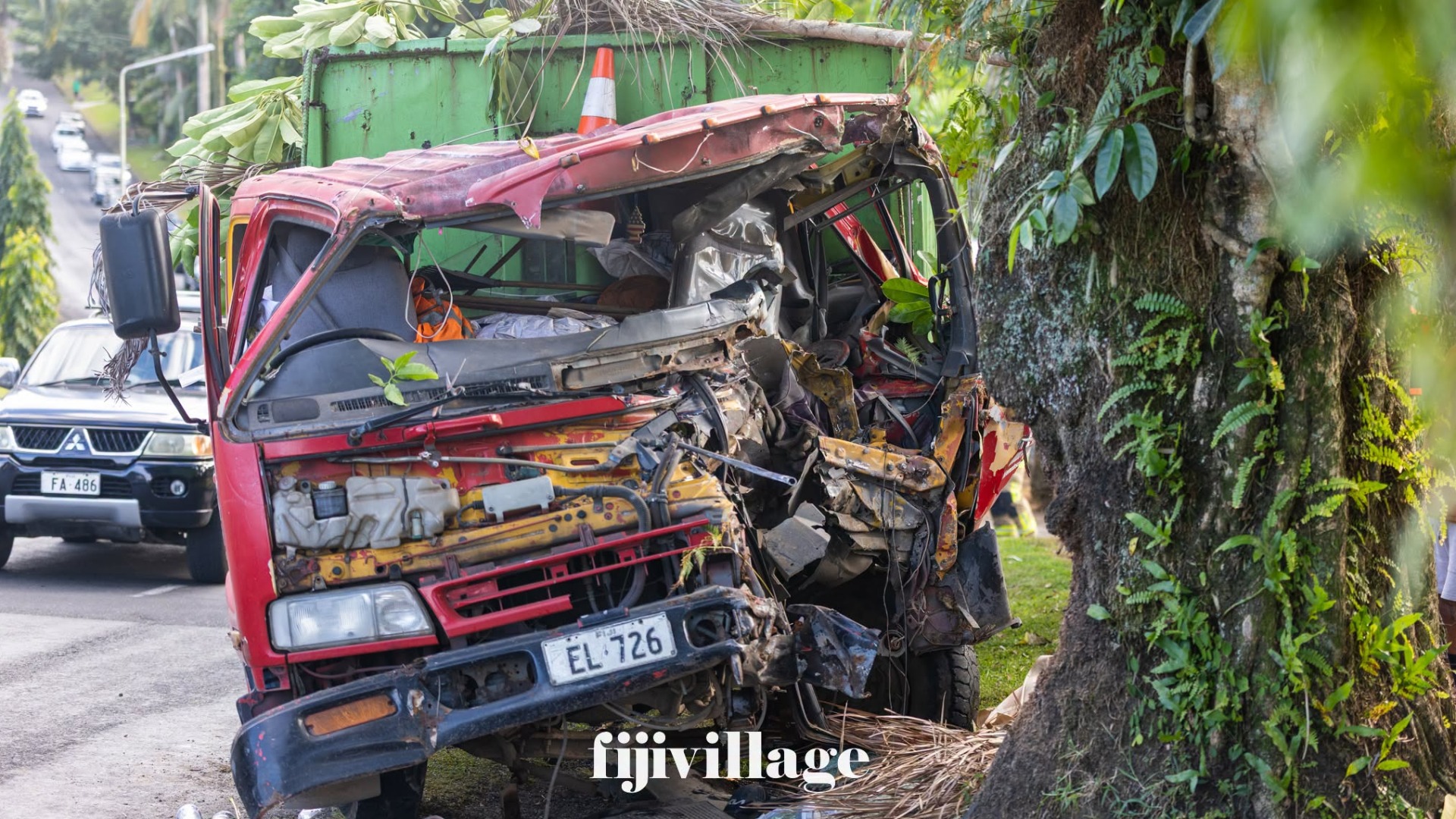 Two hospitalised following truck crash in Namadi