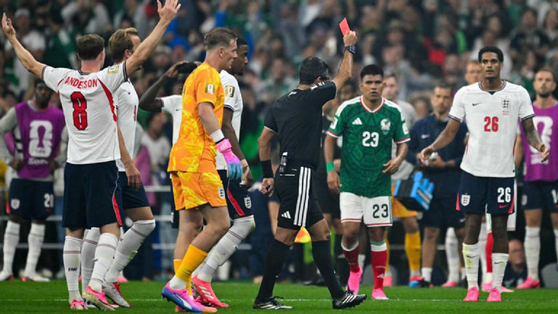England's Jarell Quansah suspended for two World Cup matches after Mexico red card