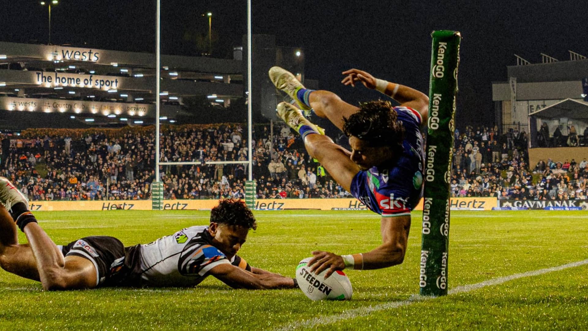 Khan-Pereira stars in Warriors 32-6 victory over Tigers
