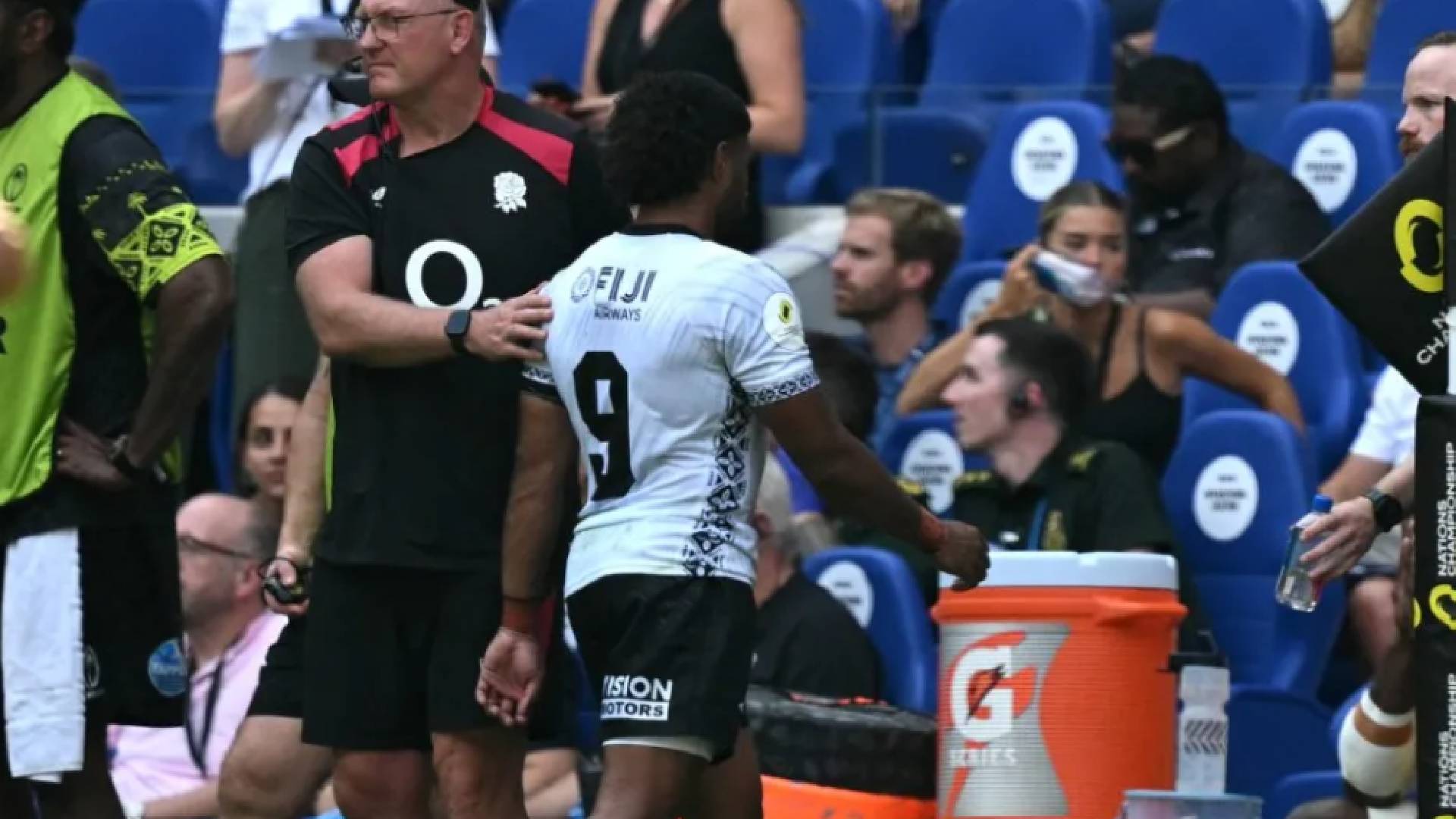 Kuruvoli suspended for 4-matches following red card offence against England