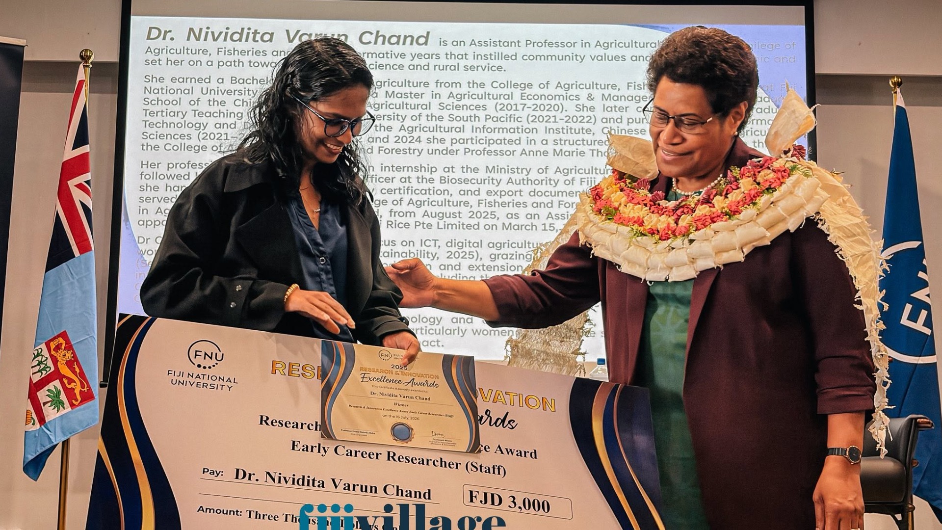 COVID setbacks could not stop FNU researcher from winning national award