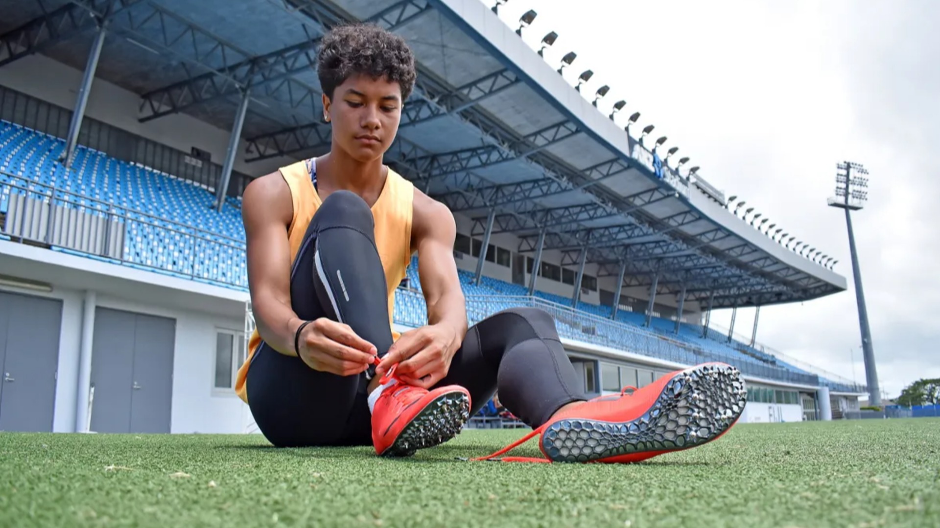 Young aiming to break personal best at first Commonwealth Games