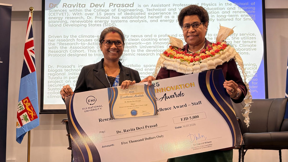 From balancing family life to becoming FNU's two times 2025 Research Innovator awardee
