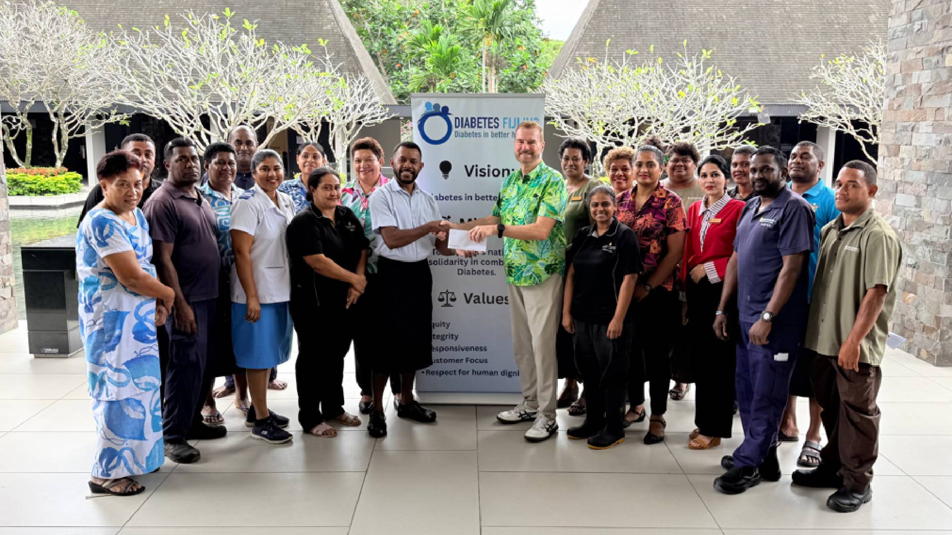 Diabetes Fiji receives donation of $11,000 from IHG Fiji Hotels & Resorts
