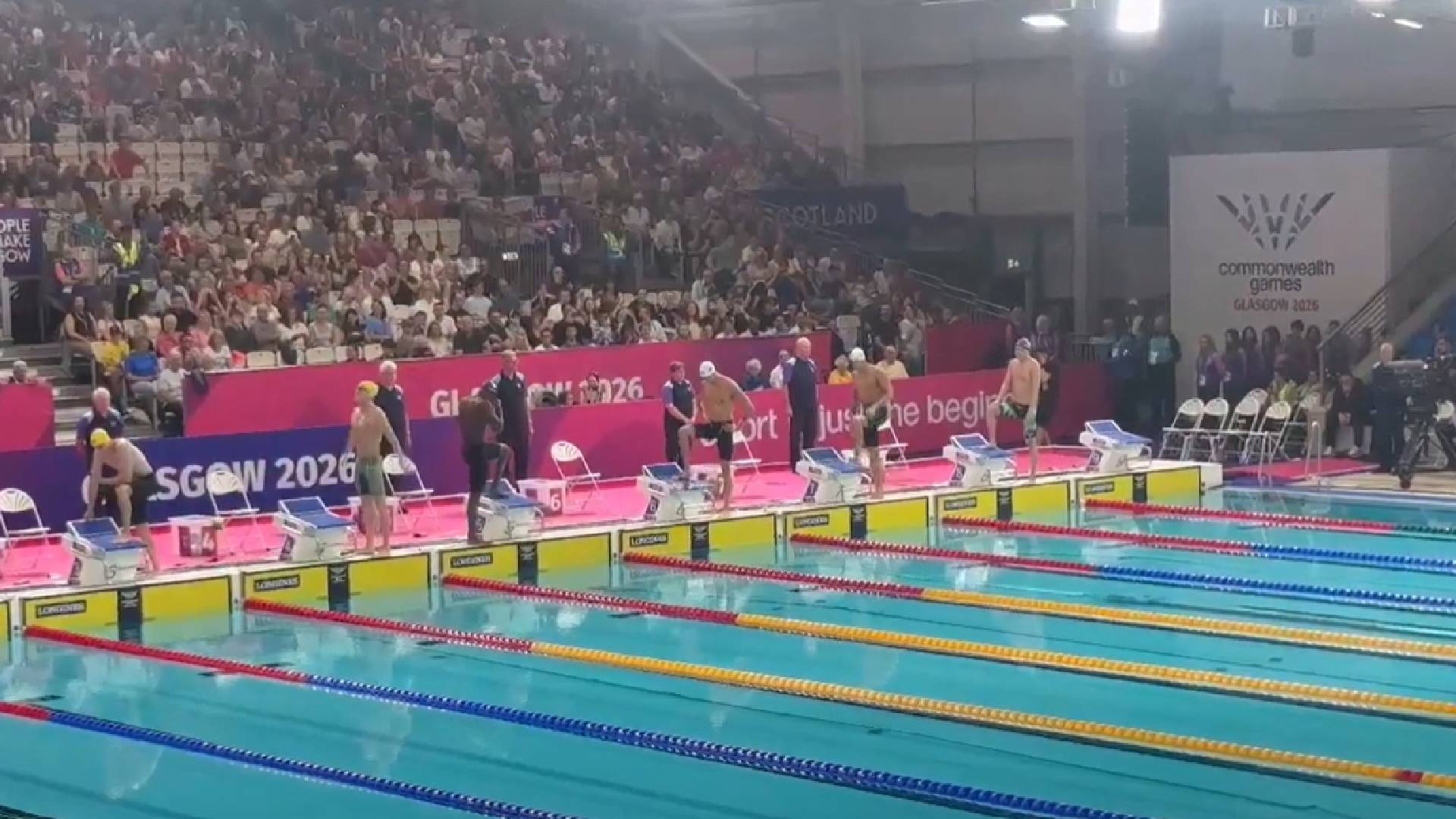 Young finishes sixth in Commonwealth Games 50m Freestyle Final