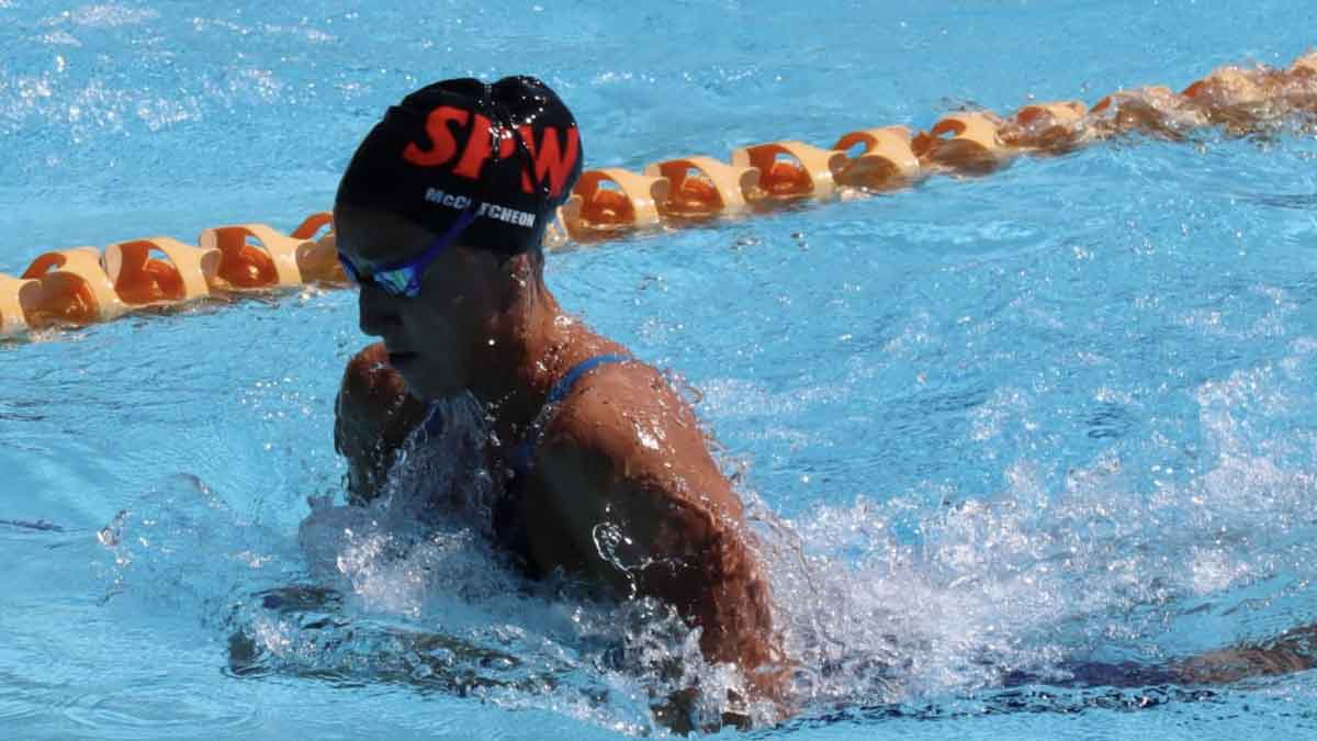 Anahira McCutcheon through to Women's 50 metres Freestyle semifinals at 7.12am