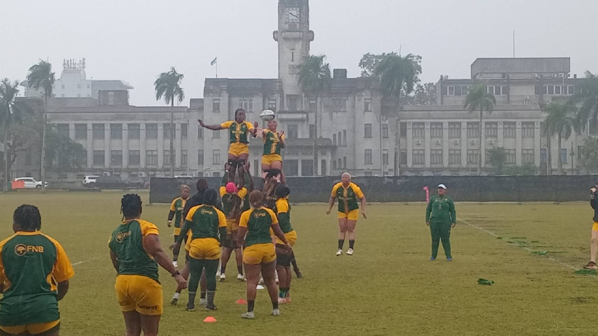 Springbok Women hold first Fiji training at Albert Park for Fijiana clash