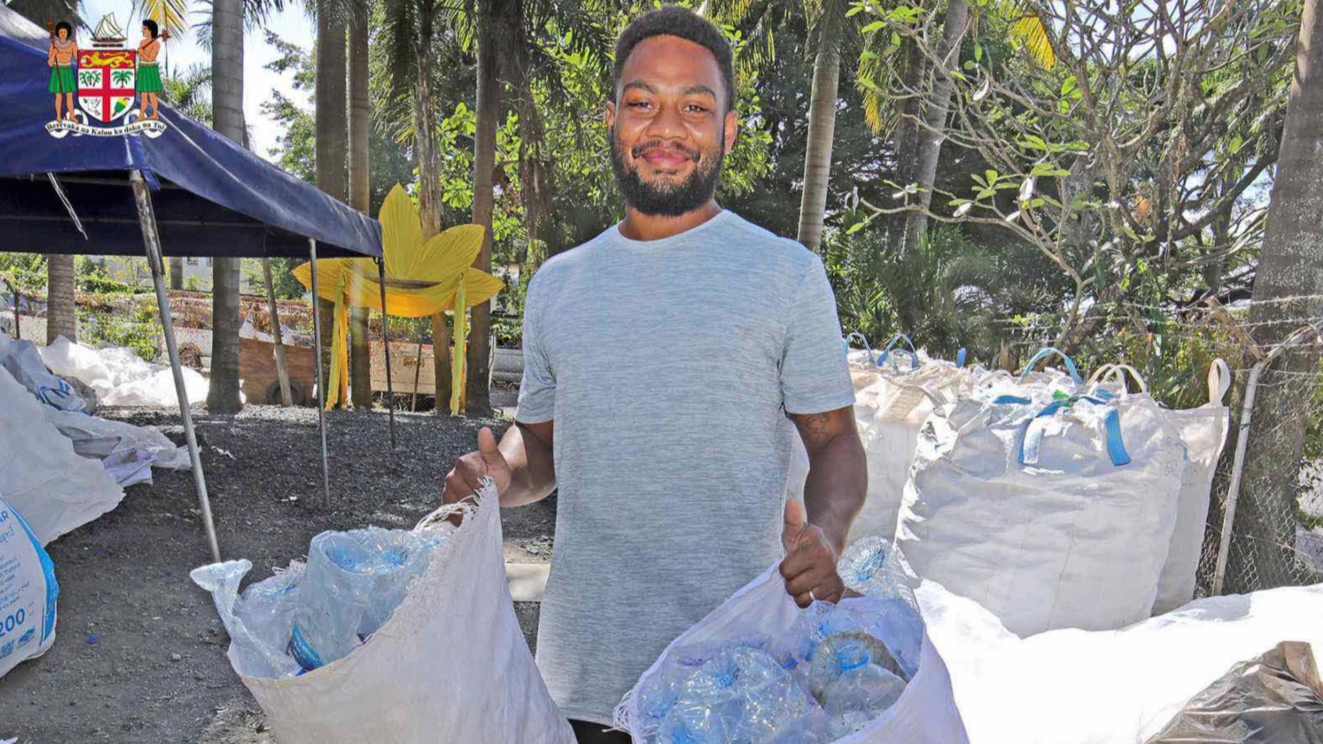 From rubbish to reward: Nadi piggery farmer Petero Senianitu turns recycling into extra income