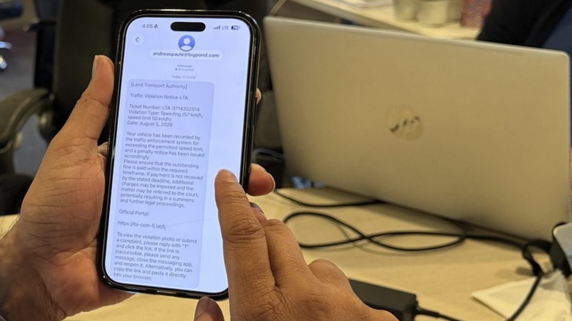 LTA warns Fijians against fake Traffic Infringement Notice scam
