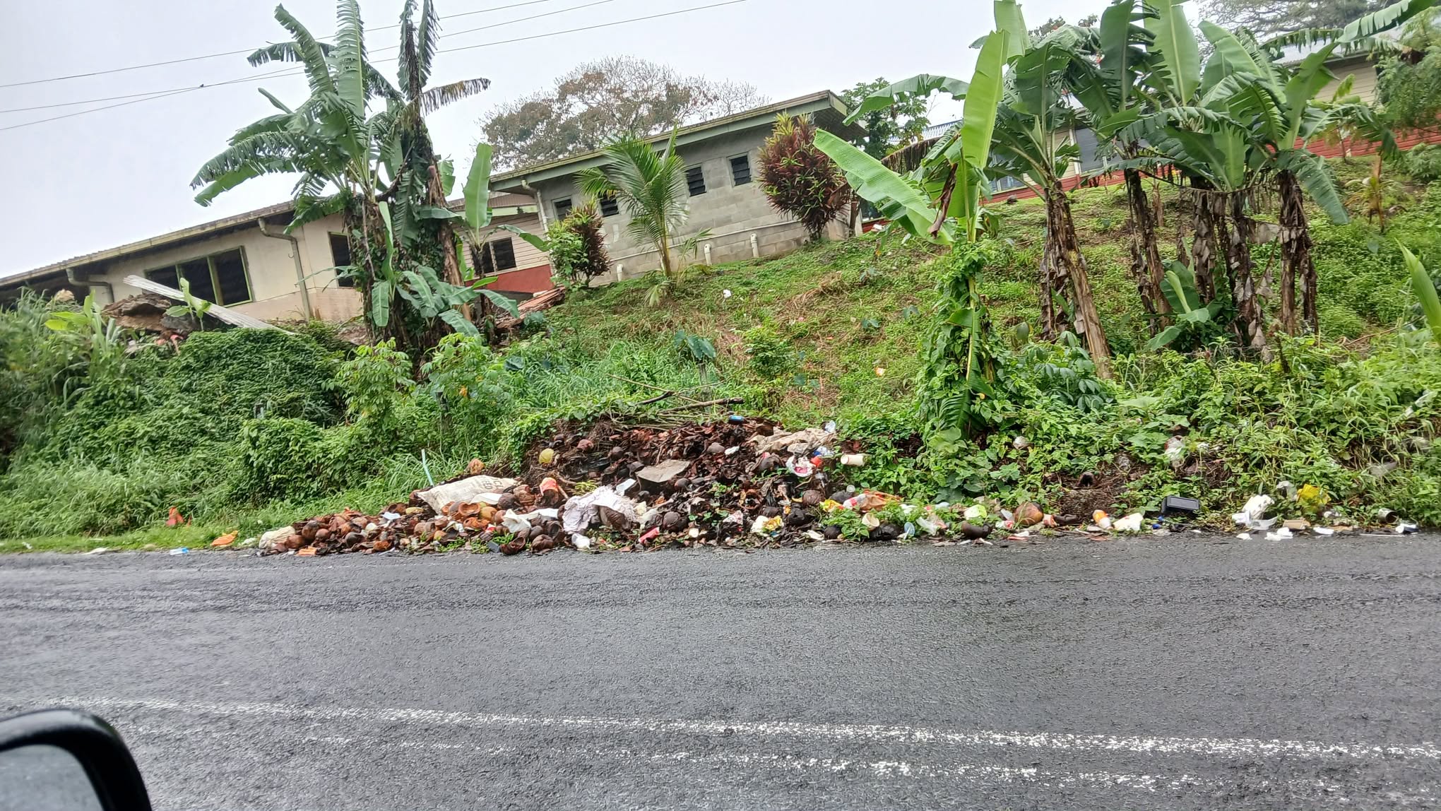 Coconut sellers issued notices for illegal dumping along Naivorovoro Road in Nakasi