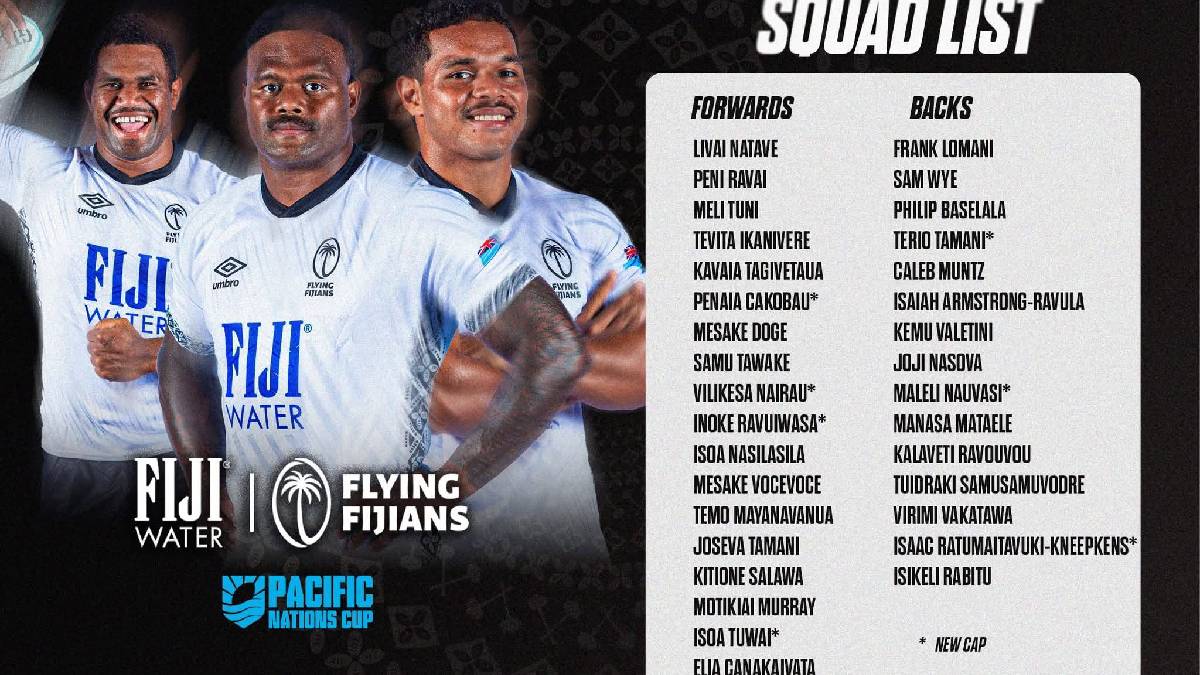 Flying Fijians name squad with five potential debutants including Terio Tamani and Isaac Ratumaitavuki-Kneepkens
