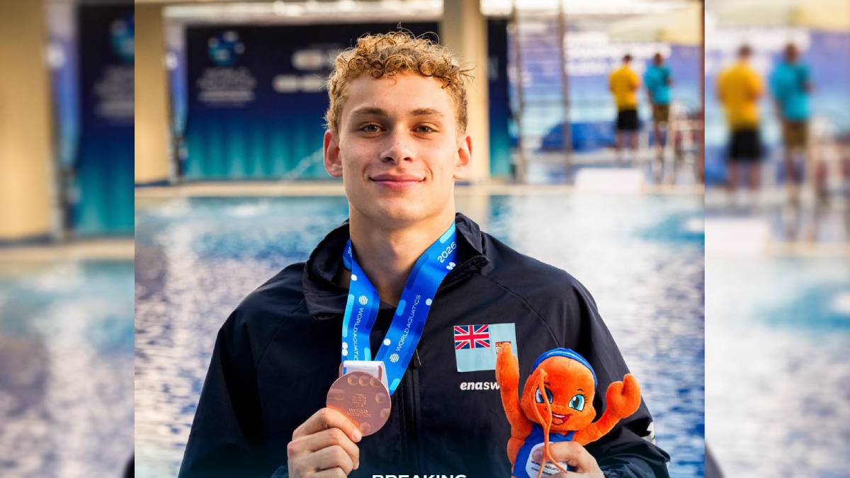 Pomeroy-Farrell makes history with Fiji’s first World Aquatics medal