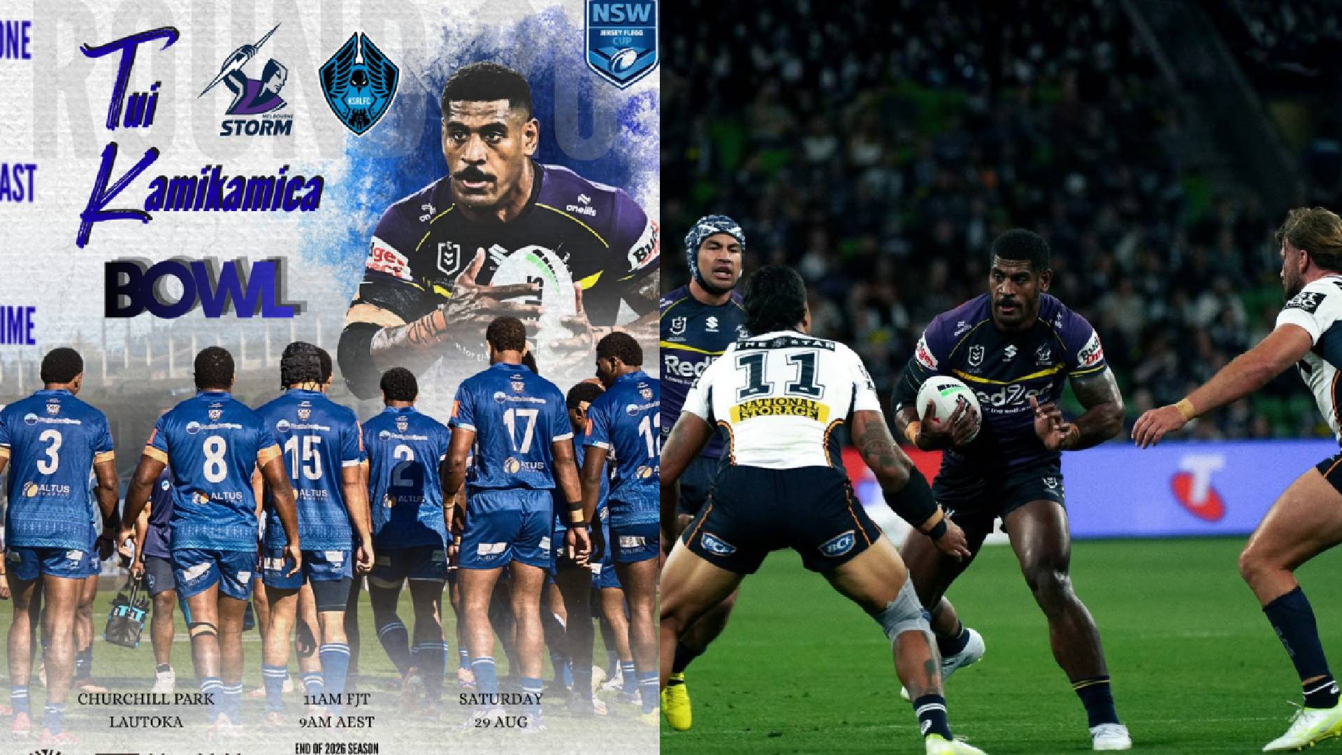 Tui Kamikamica honoured with inaugural Bowl between Silktails and Storm