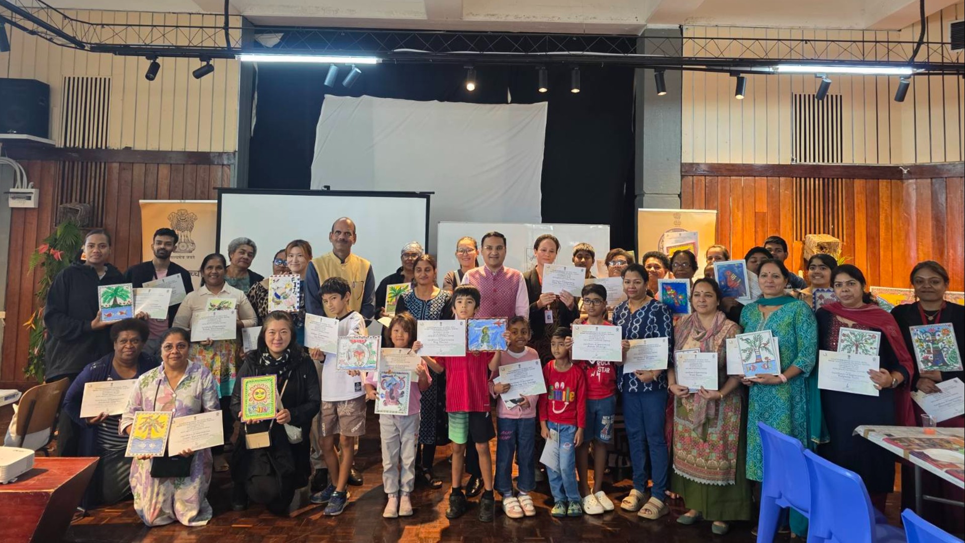 Madhubani art workshop strengthens cultural connections between Fiji and India