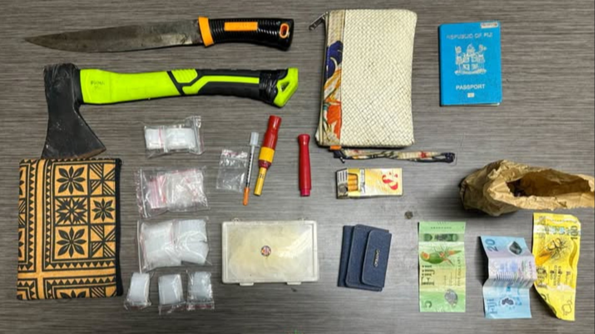 Couple in custody after suspected drugs and burglary tools found in vehicle