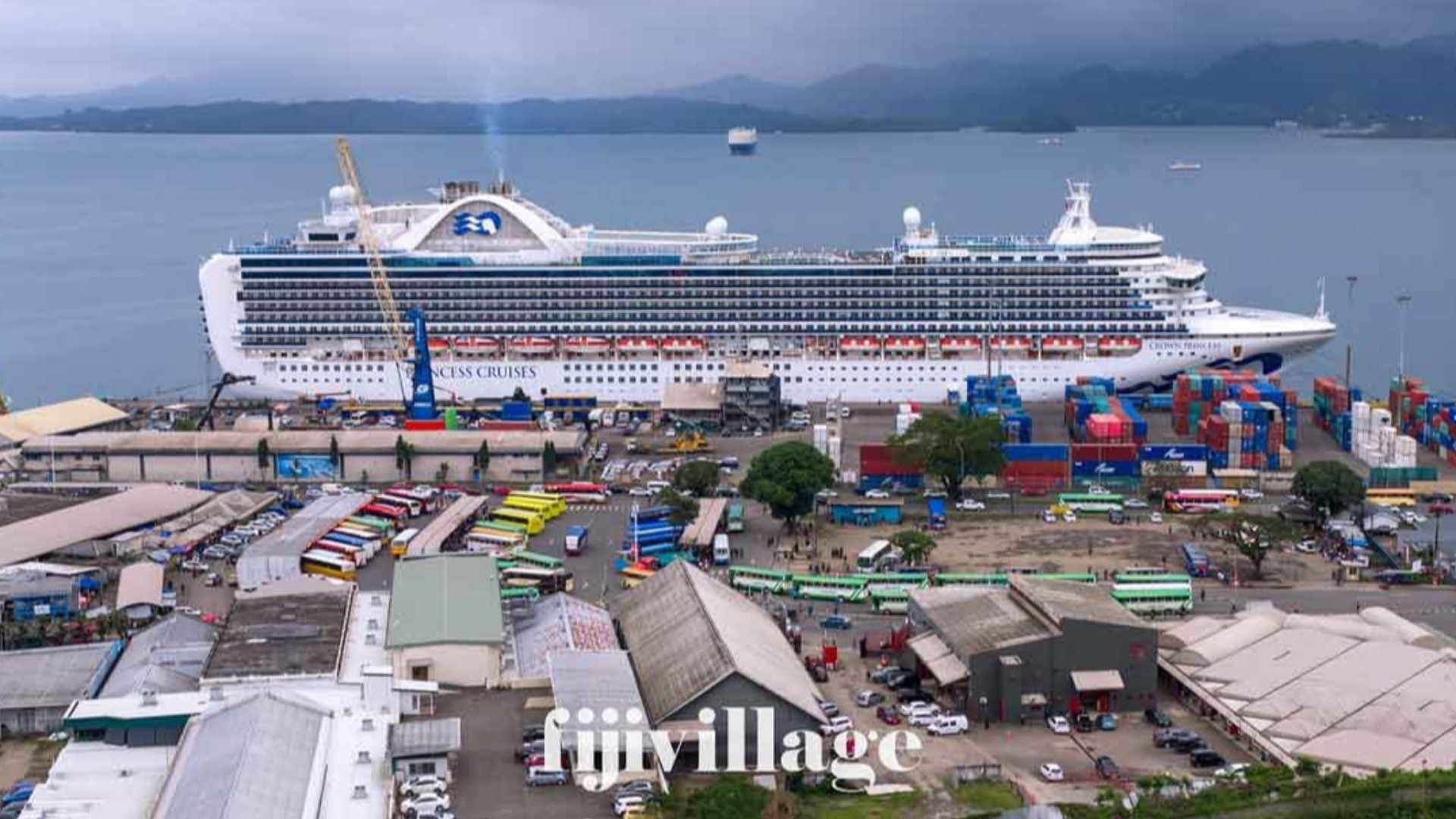 Majestic Princess makes impressive arrival in Suva