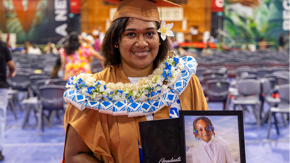 Mother remembers late son as she celebrates graduation milestone