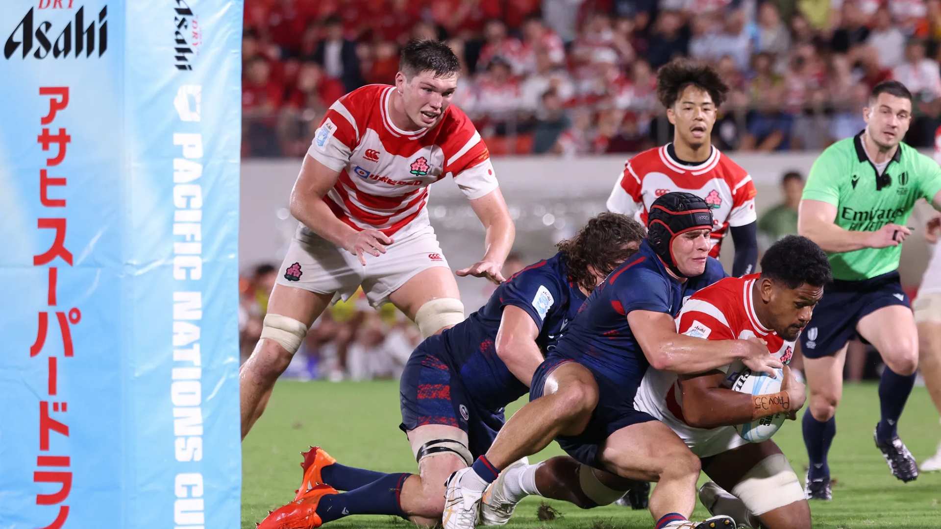 Japan thrash USA 63-14 to set up PNC final showdown with Flying Fijians
