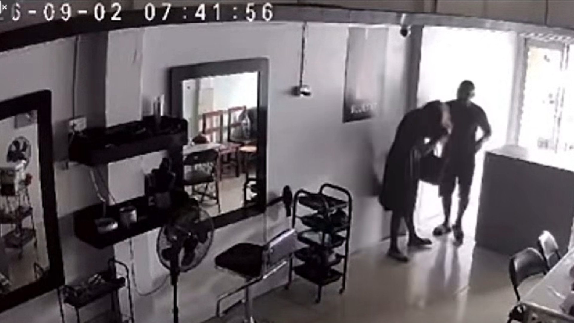 DPC West verifying hair salon assault captured on CCTV