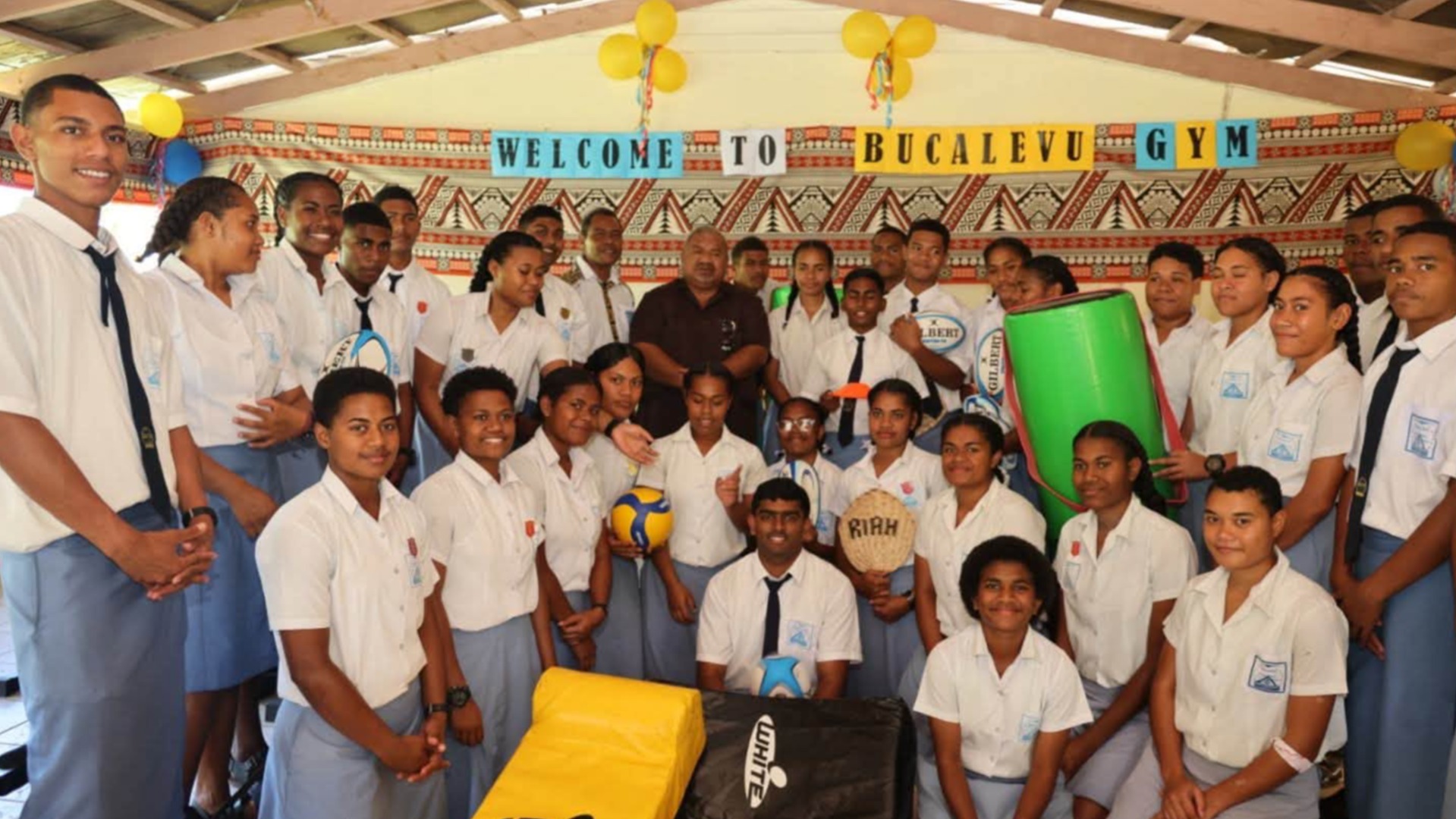 Bucalevu students get proper gym equipment after years without adequate training facilities