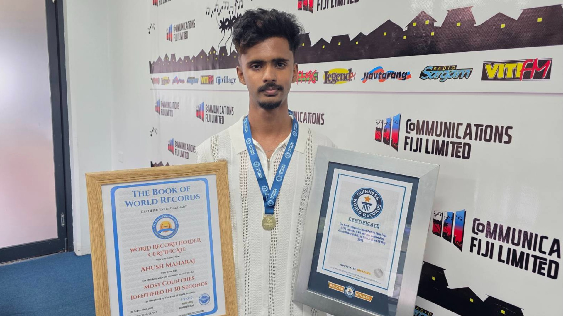 21-year-old content creator Maharaj becomes two-time world record holder