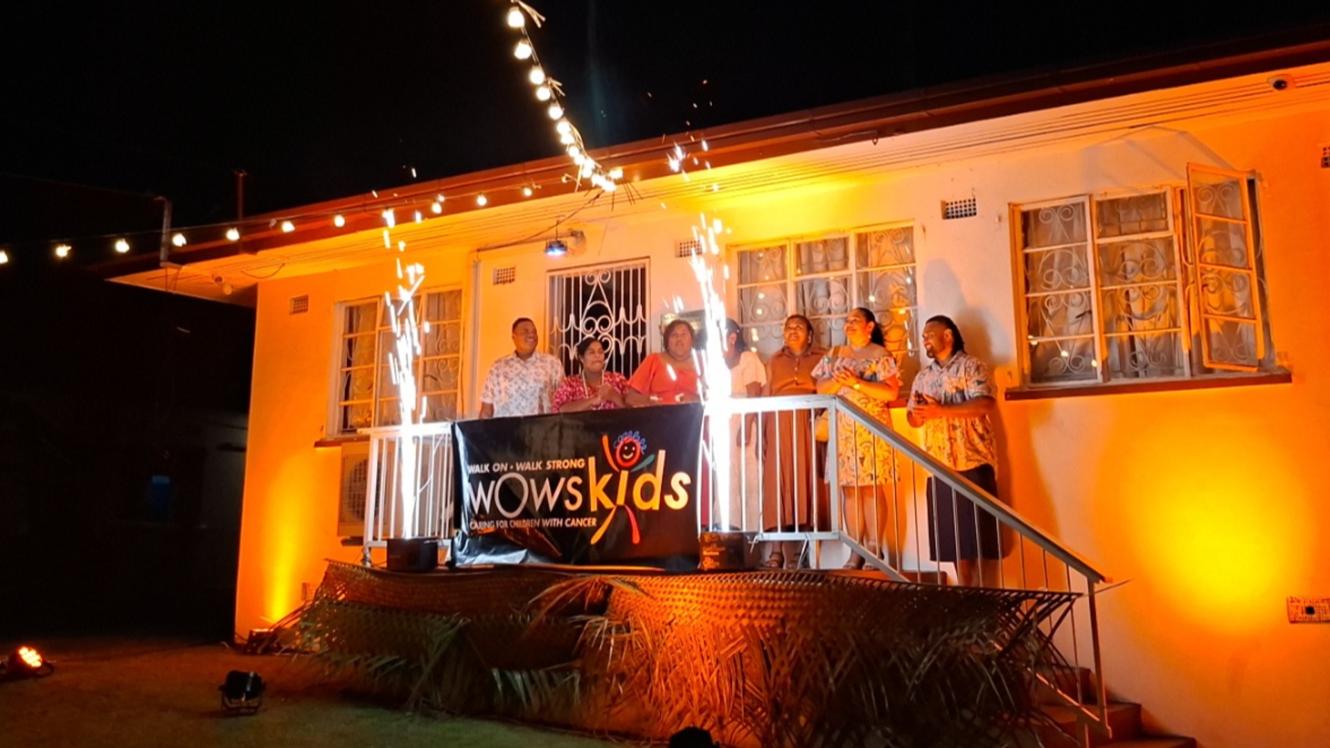 WOWS Kids Fiji Resource Centre turns gold for childhood cancer awareness
