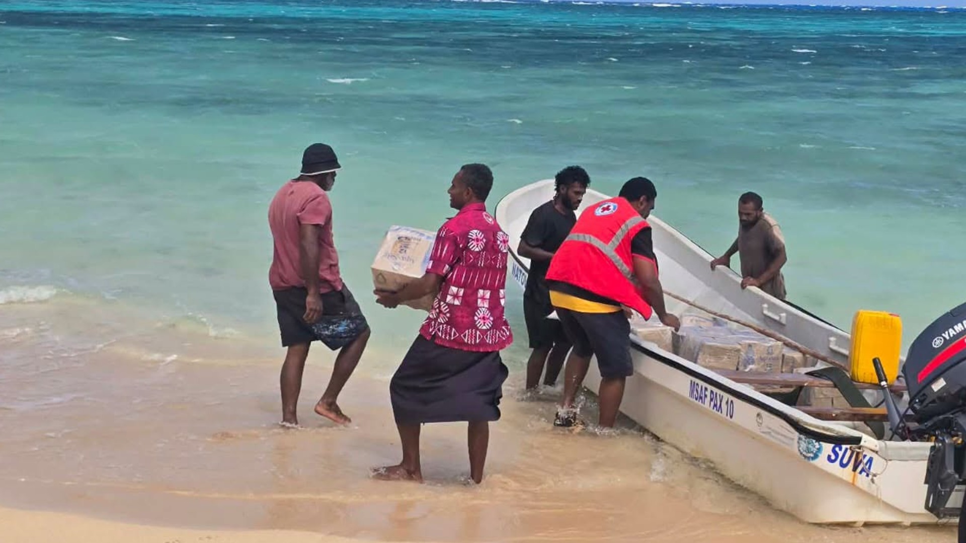 Emergency drinking water delivered to Cikobia District School as tanks reach critically low levels