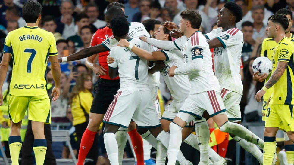 La Liga: Vinicius Jr sent off for hair pulling in Real Madrid win