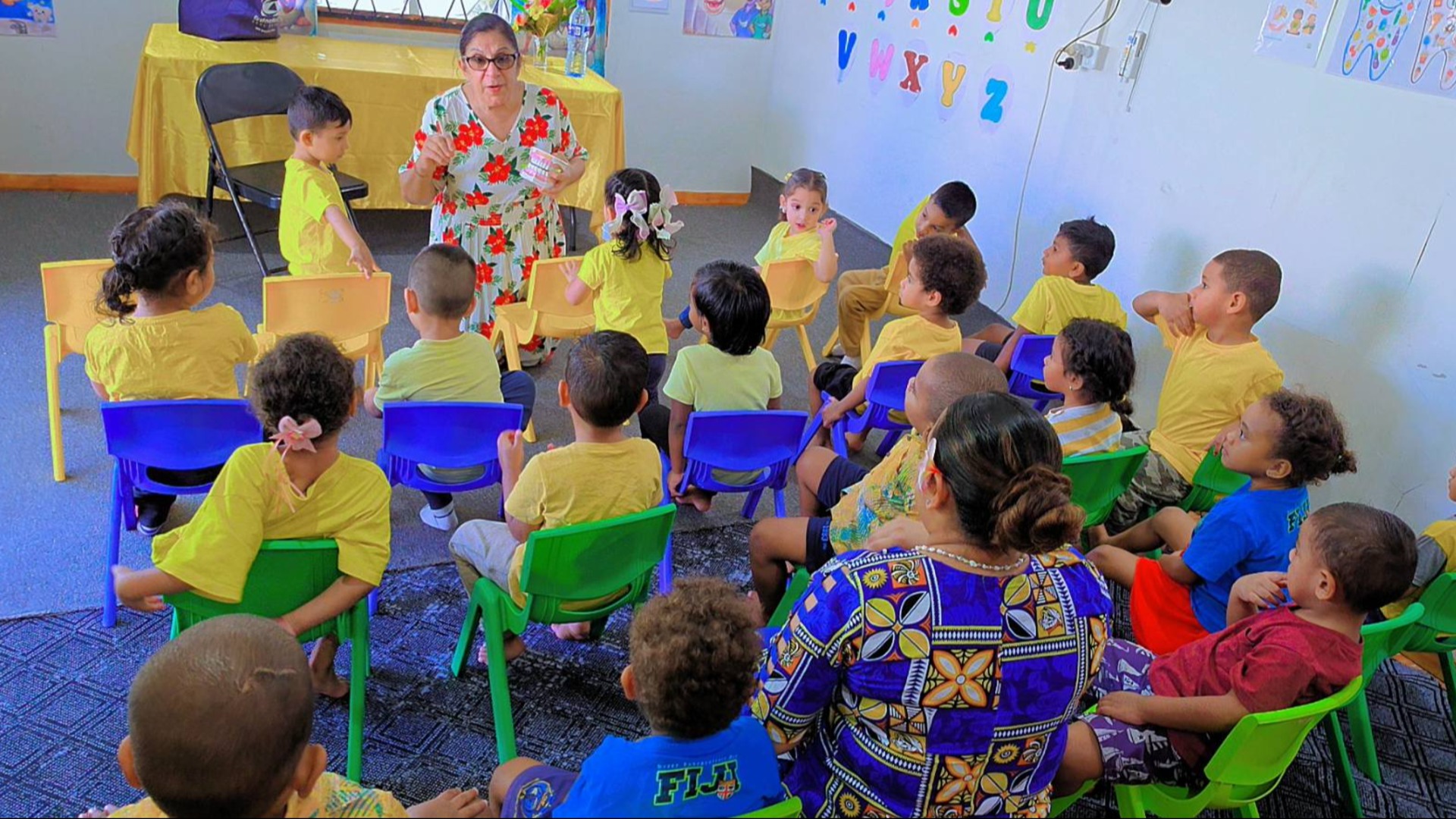 Bright Learners pre-schoolers learn the importance of healthy teeth and smiles