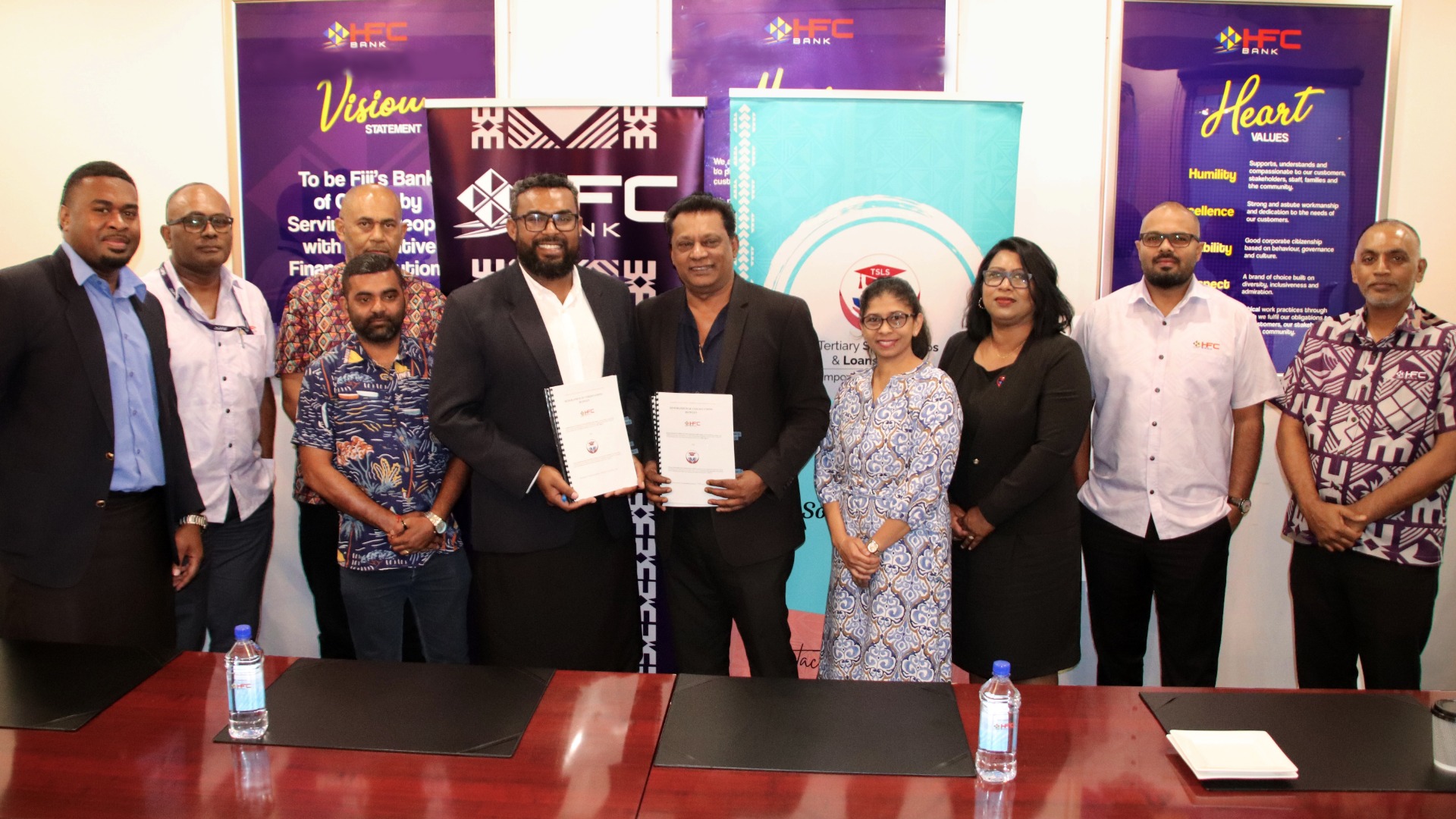 TSLS and HFC Bank sign agreement to remove banking fees for eligible sponsored students