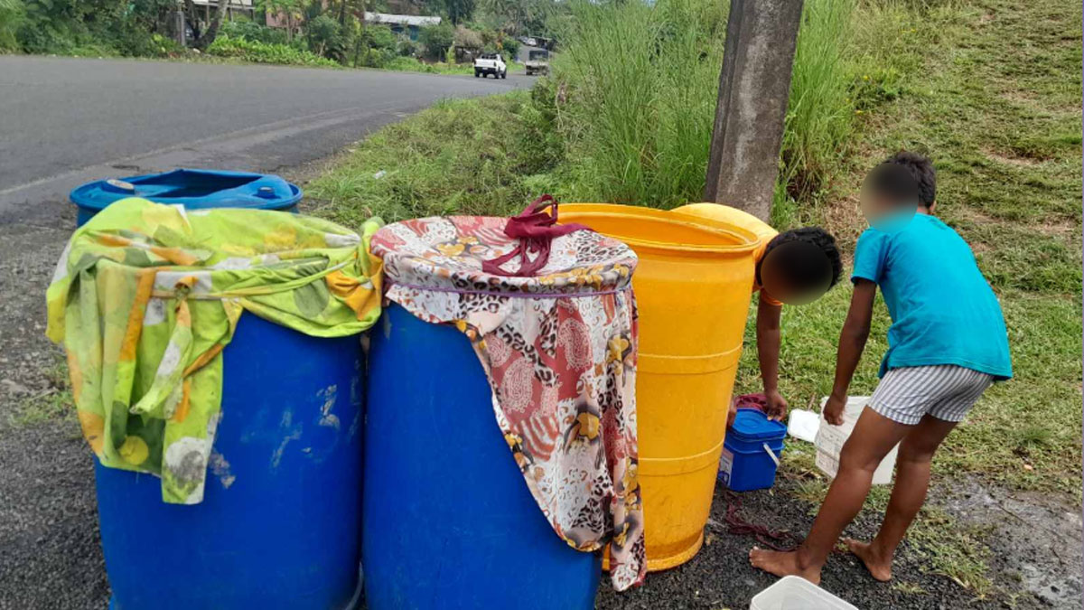 Uciwai residents in Nadi receive water after more than two weeks of disruption