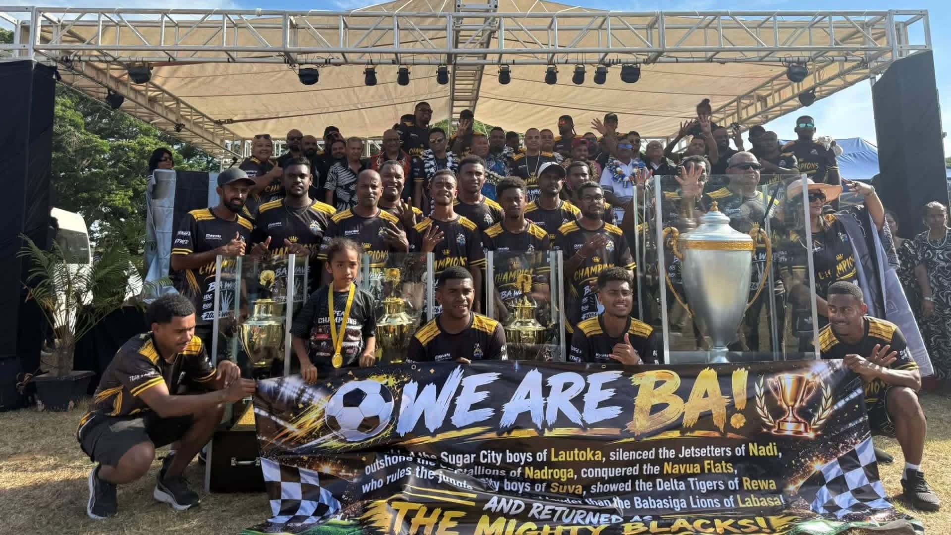 Ba players honoured for their hard work in historic quadruple victory