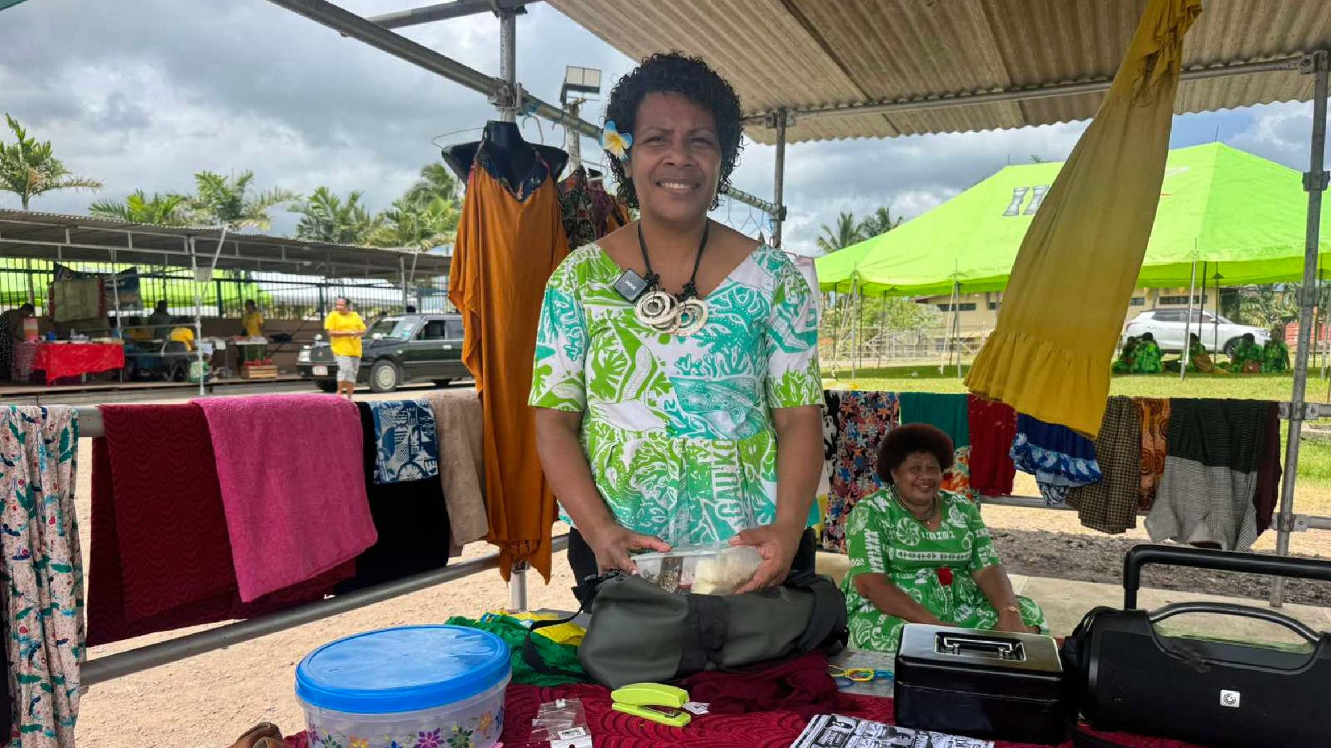 From sewing at home to owning her own stall, Baleinavalu turns passion into business
