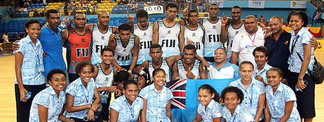 Fiji Menâ€™s and Womenâ€™s Volleyball teams create history winning Oceania Championship 