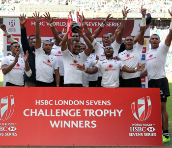 Fiji wins London 7s Challenge Trophy 