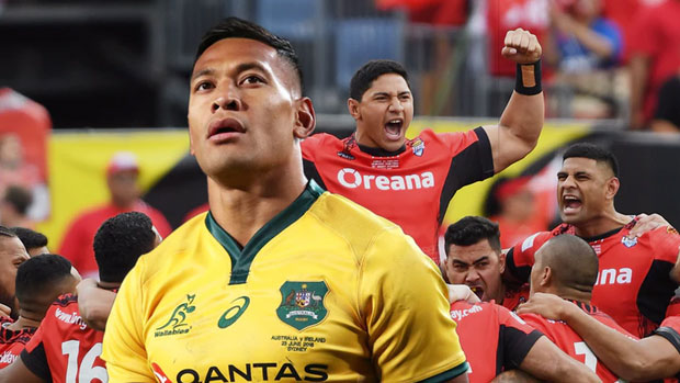 Tongan rugby league coach opens door for Israel Folau selection 