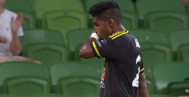  Krishna scores the winning goal for Wellington Phoenix