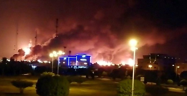 Saudi Arabia's oil production severely disrupted by drone attacks on 2 major oil facilities