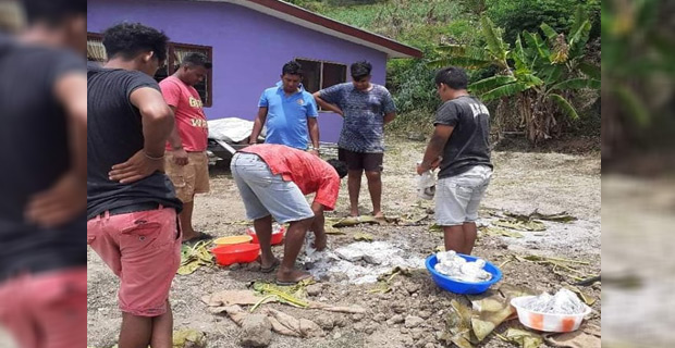 Family and friends gather at Lal's residence in Ra to celebrate Christmas 