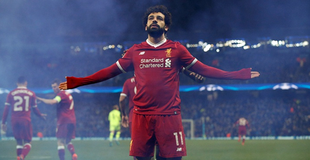 Salah scores two goals against Roma in Champions League semi-final match