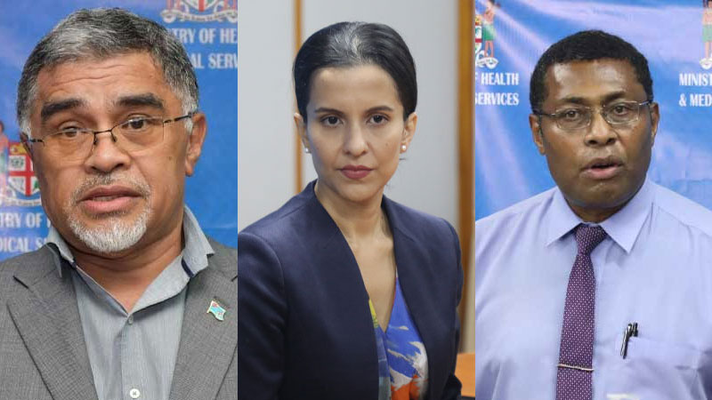 Dr Fong, Dr Sahukhan and Dr Tudravu in home isolation for another 10 days