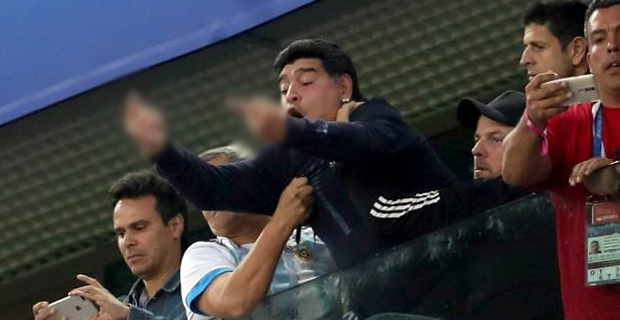 Argentina legend Diego Maradona rushed to hospital after wild celebration